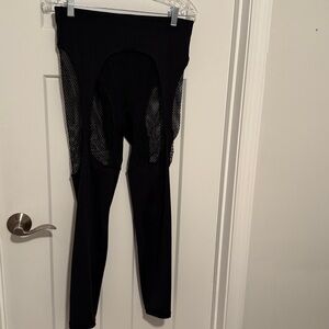 Fenty Savage X  Black Mesh Detail Leggings